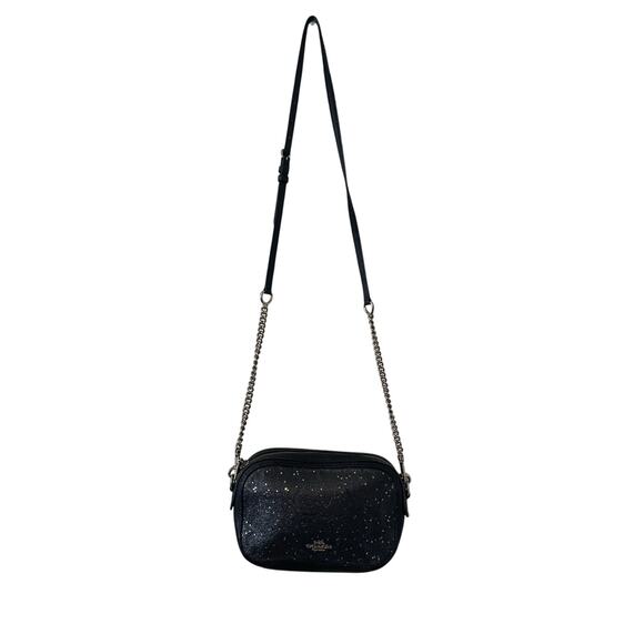 Coach Isla Chain Crossbody Purse Star Glitter F37748 Festival Concert Event Punk - Picture 2 of 15